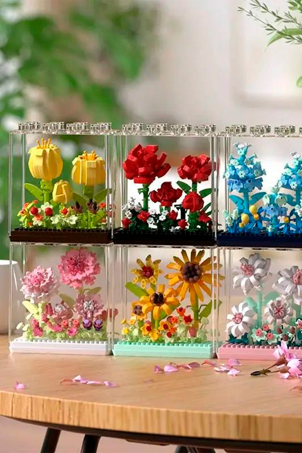 DIY Eternal Flower Building Block Ornament 🌺