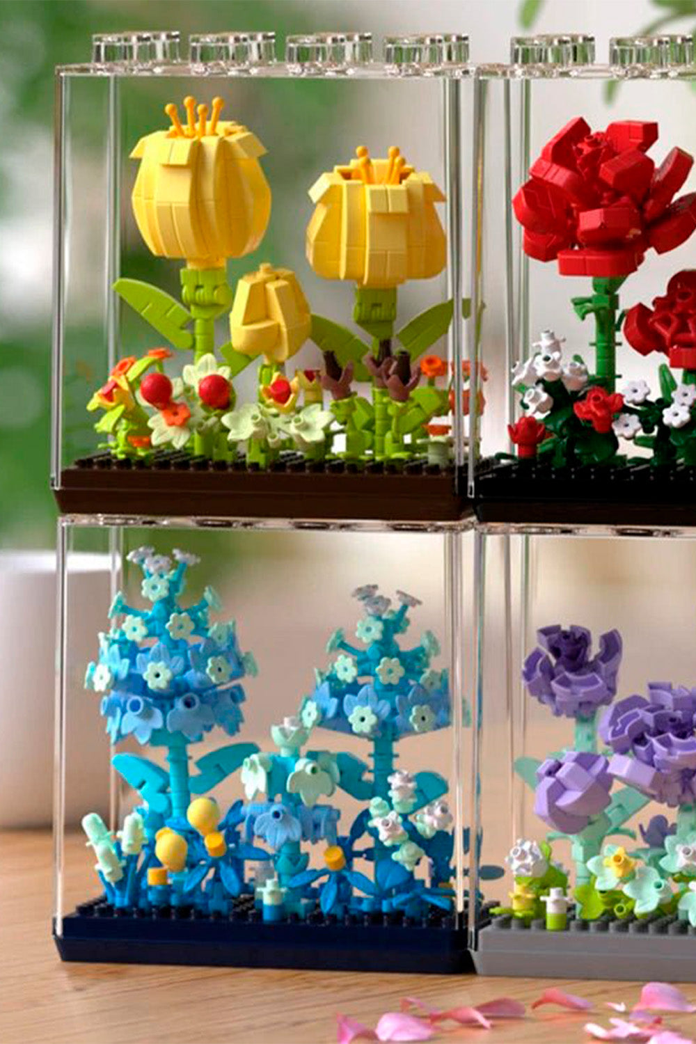 DIY Eternal Flower Building Block Ornament 🌺