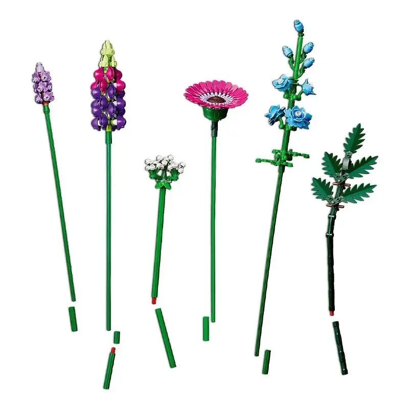 939PCS Wildflower Bouquet Building Blocks 🌸 - Lovegentilezza