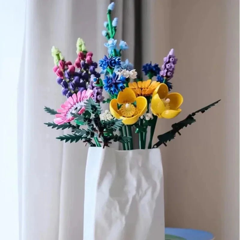 939PCS Wildflower Bouquet Building Blocks 🌸 - Lovegentilezza