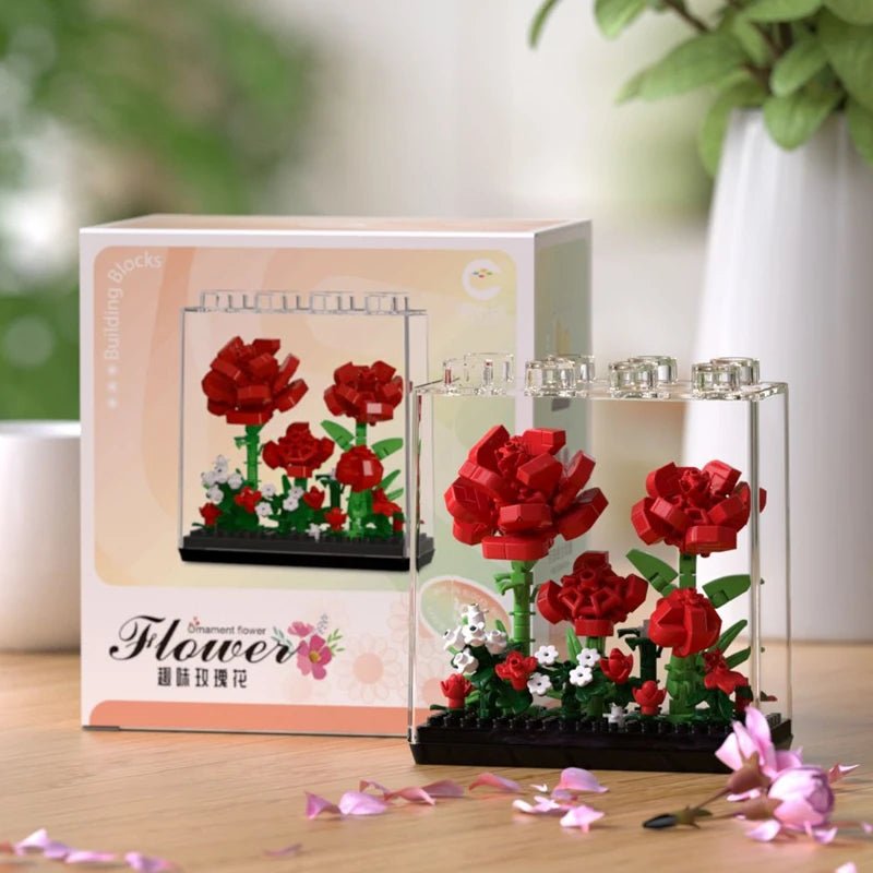 DIY Eternal Flower Building Block Ornament 🌺 - Lovegentilezza