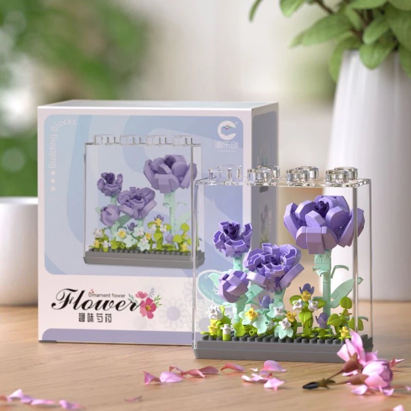 DIY Eternal Flower Building Block Ornament 🌺 - Lovegentilezza