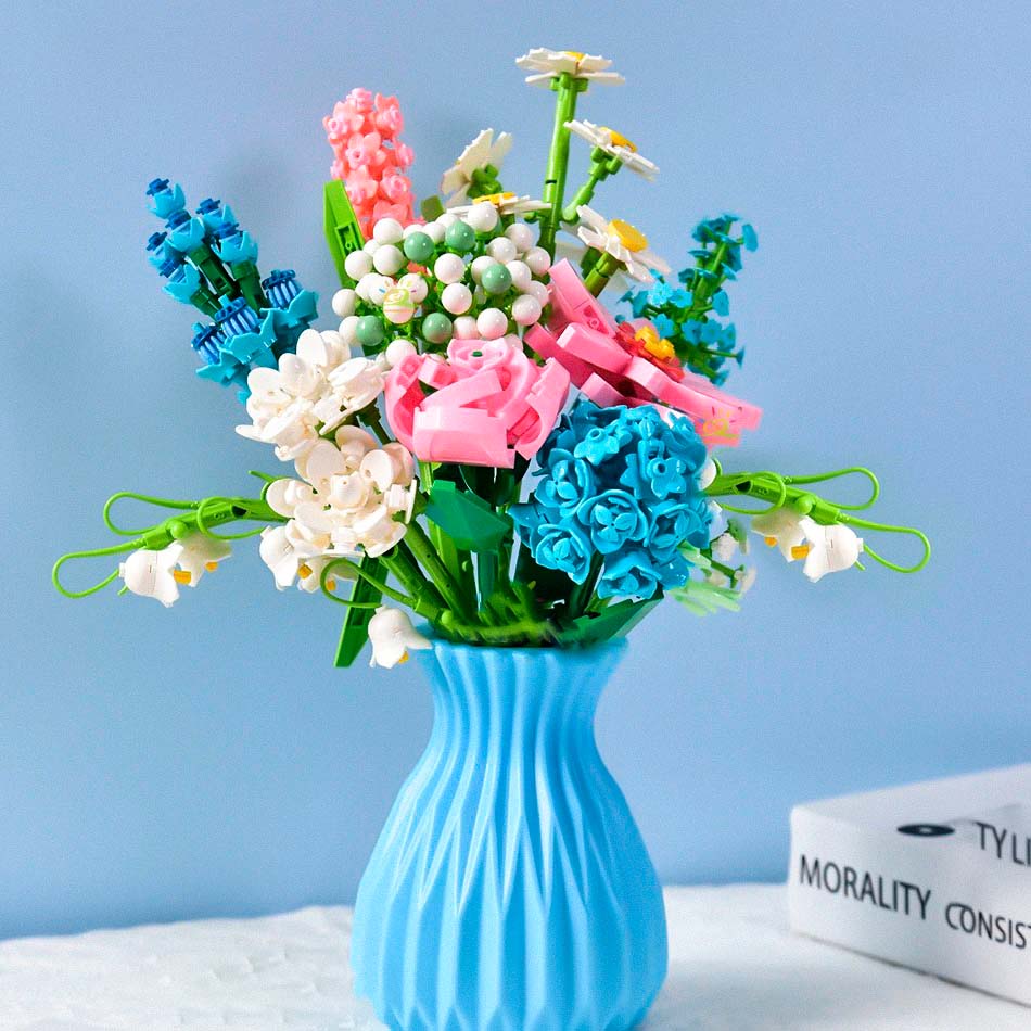 DIY Flower Bouquet Building Blocks 🏵️ - Lovegentilezza