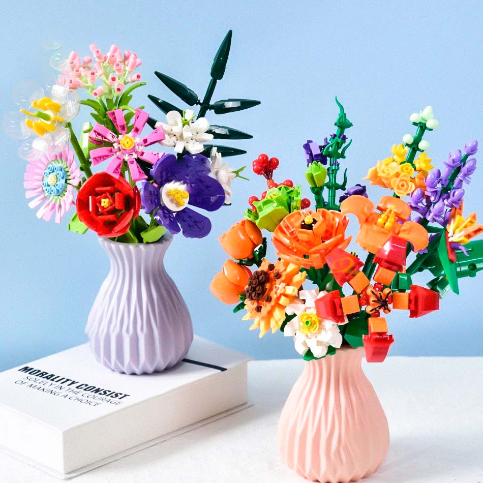 DIY Flower Bouquet Building Blocks 🏵️ - Lovegentilezza