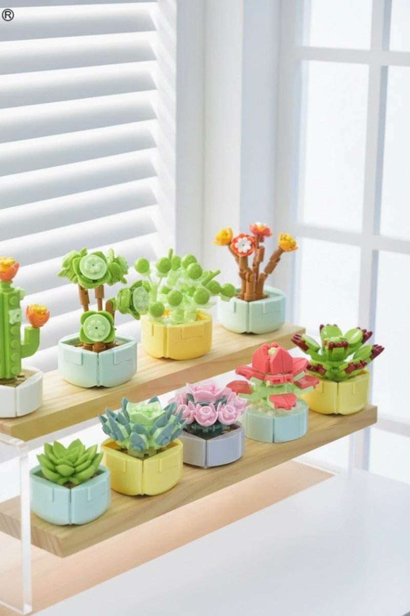 DIY Mini Flower Building Blocks 🌿 - Lovegentilezza