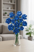 Eternal Blue & Yellow Rose Bouquet 💐 - Lovegentilezza