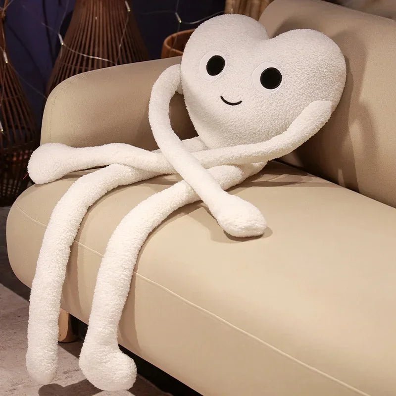 Long Legs Heart - Shaped Plush Pillow 💓 - Lovegentilezza