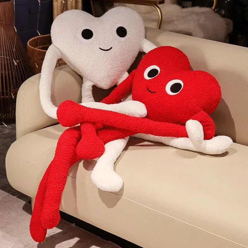 Long Legs Heart - Shaped Plush Pillow 💓 - Lovegentilezza