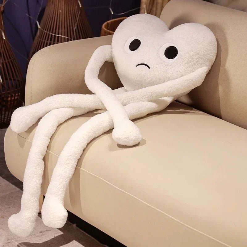 Long Legs Heart - Shaped Plush Pillow 💓 - Lovegentilezza